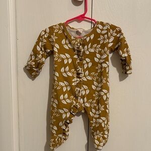 Leaf Print Kids One Piece